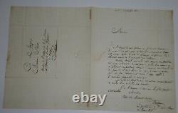 Daussoigne-mehul Joseph Autography Letter Signed, Operation, November 1813