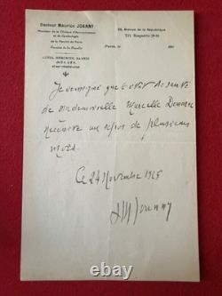 Dc68 - Signed Autograph Letter - Marcelle Demarne - Actress - Busigny - 1929