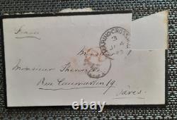 Death of Napoleon III, historical autograph letter signed by the Duke of Bassano, 04/01/1873
