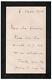 Deschanel (paul) Signed Autograph Letter March 6, 1922 1 Page In-12