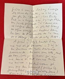 Dg70 – Signed Autograph Letter – Nicole Védrès – Cinema – Literature – 1961