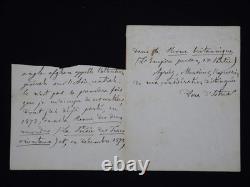 Dora D'ISTRIA signed autograph letter