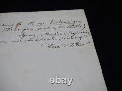 Dora D'ISTRIA signed autograph letter