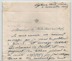 Dora d'Istria Autographed Letter Signed Regarding Her Work Women in the East