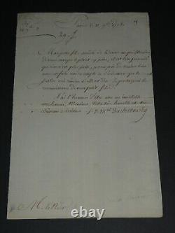 Duc Philippe de Noailles, Autographed Letter Signed to Pierre LENOIR, Paris, 1778