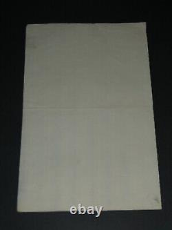 Duc Philippe de Noailles, Autographed Letter Signed to Pierre LENOIR, Paris, 1778