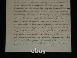 Duke of Blacas d’Aulps Autograph letter signed to Baron de Frénilly, Italy, 1834
