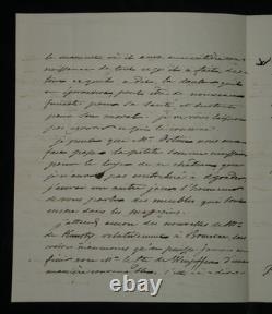 Duke of Blacas d’Aulps Autograph letter signed to Baron de Frénilly, Italy, 1834