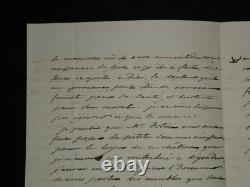 Duke of Blacas d’Aulps Autograph letter signed to Baron de Frénilly, Italy, 1834