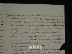 Duke of Blacas d’Aulps Autograph letter signed to Baron de Frénilly, Italy, 1834