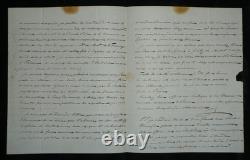 Duke of Blacas d’Aulps autograph letter signed to Baron de Frénilly, Italy, 1834