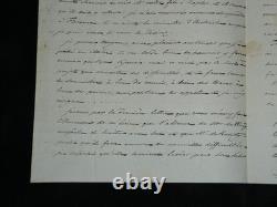 Duke of Blacas d’Aulps autograph letter signed to Baron de Frénilly, Italy, 1834