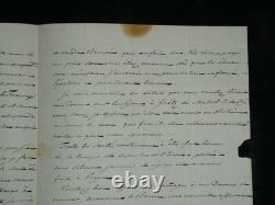 Duke of Blacas d’Aulps autograph letter signed to Baron de Frénilly, Italy, 1834