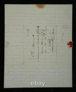 Duke of Blacas d’Aulps autograph letter signed to Baron de Frénilly, Italy, 1834