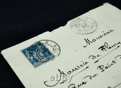 EMMANUEL CHABRIER COMPOSER Signed Manuscript Letter 1888