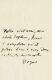 Edgar Degas Signed Autograph Letter To Sophie Niaudet-berthelot