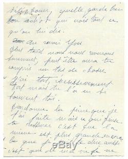 Edith Piaf / Autograph Letter Signed / Yves Montand Break