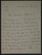 Edmond Haraucourt Autographed Signed Letter We Continue To Fight, 1915