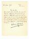 Edmond Rostand Autograph Letter Signed Georges Has Docquois