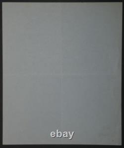 Edouard BOURDET Autographed Letter Recipe for Royal Hare