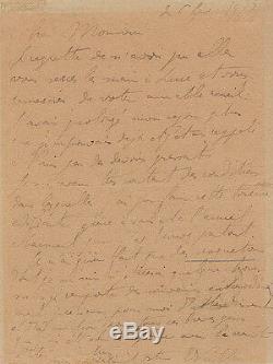 Edward Vuillard Autograph Letter Signed 1917