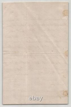 Elisa Napoleone BACIOCCHI - Signed Autograph Letter 1846