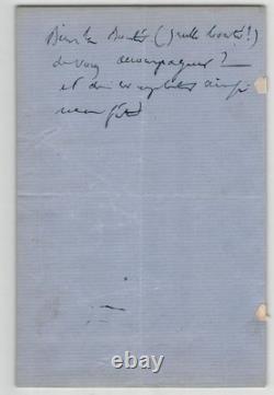 Émile Deschamps autograph letter signed addressed to a female correspondent, 4 pages