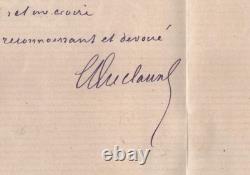 Émile Duclaux Autograph Letter Signed Agriculture and Cantal July 24