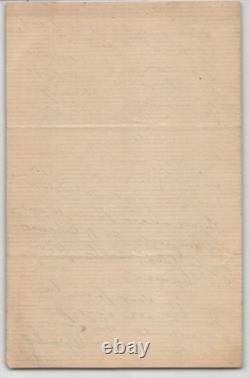 Émile Littré, Signed Autograph Letter on Financial Situation 1876 Paris 3 pages