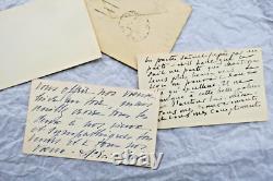 Émile Mle handwritten and signed letters and autograph cards