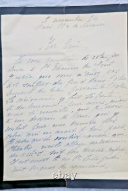 Émile Mle handwritten and signed letters and autograph cards