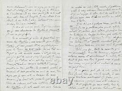 Emile Zola Autograph Letter Signed Paul Cezanne