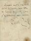Emile Zola / Autograph Letter Signed Slnd