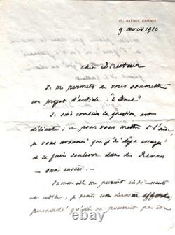 Emile Zurlinden (Colmar, 1837 Paris, 1929) general, signed autograph letter