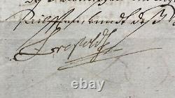 Emperor Leopold I (saint-empire) Kaiser Hrr- Letter Signed Letter Signed-1666