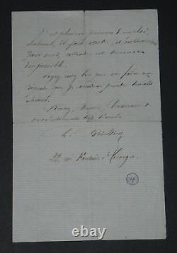 Ernest Boïeldieu 5 Autographed Letters Signed to Heugel, 1873