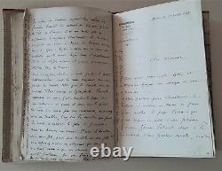 Ernest Rousseau Director Of Asylum Yonne Auxerre 66 Signed Autograph Letters