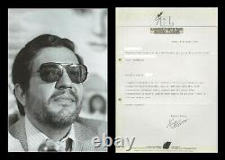Ettore Scola (1931-2016) Director Rare Letter Signed 1990 + Photo
