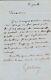 Eugene Delacroix Autograph Letter Signed