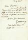 Eugène Delacroix Autograph Letter Signed Circa 1854