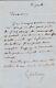 Eugène Delacroix Autograph Letter Signed Romanticism