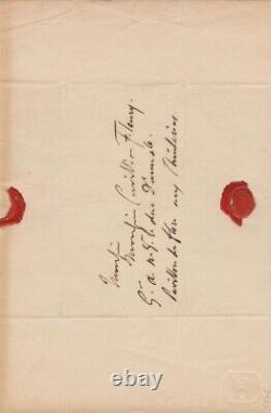 Eugène Delacroix Signed Autograph Letter To Cuvillier-fleury