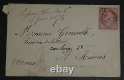 Eugène Imbert Autography Letter Signed At Gonzalle Paris 1874