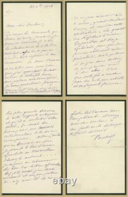 Eugène Poubelle (1831-1907) Prefect of the Seine Signed Autograph Letter 4 pp