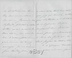 Eugenie Empress Autograph Letter Signed Napoleon III Second Empire