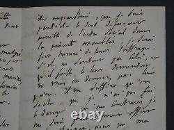 Exceptional Thiers Letter Autography Signed 10 Pages 1848 Paris