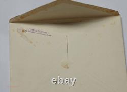 (FR1) Original 1946 letter signed by General de Gaulle to the mayor of Montier-en-Der