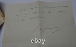 (FR1) Original 1946 letter signed by General de Gaulle to the mayor of Montier-en-Der