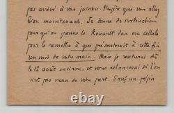 Father Raymond Régamey autograph letter signed to Manessier and Rouault, Nantes Museum, 1947
