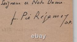 Father Raymond Régamey autograph letter signed to Manessier and Rouault, Nantes Museum, 1947